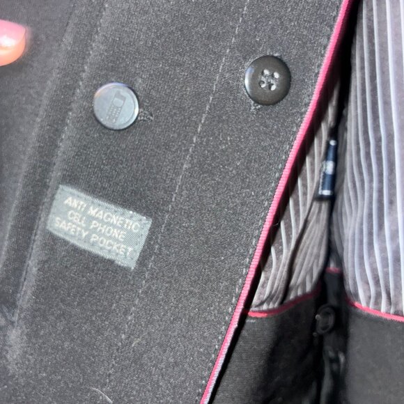 Chereskin Signature Men's Overcoat - Size 40R - Black - Picture 4 of 6